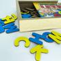 Imagem de Brincando com as letras 3 kits de alfabeto recortado madeira