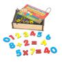 Imagem de Brincando com os numeros recortados madeira