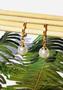 Imagem de Brinco Argola Click com Perola Dourado Semijoia Lizzy Fatin