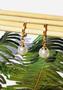 Imagem de Brinco Argola Click Com Perola Dourado Semijoia Lizzy Fatin