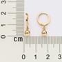 Imagem de Brinco argola folheado a ouro com esferas  527257 Rommanel