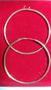 Imagem de Brinco Argola Ouro18 K / 6 Cm X 2 Mm Peso 7.00 Gramas a maior do site