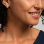 Imagem de Brinco de Ouro 18k Octagonal com 56 Pontos de Diamantes