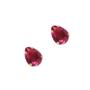 Imagem de Brinco Delicado Pedra Gota Pequeno Pink Folheado A Ouro 18K