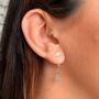 Imagem de Brinco Dourado Ear Cuff Duo Zirc Gota