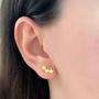 Imagem de Brinco Ear Cuff Estrelas Banhado a Ouro 18K