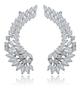 Imagem de Brinco Ear Cuff Noiva Pedra Zirconia Prata Festa Debutante