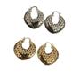 Imagem de Brinco Feminino Argola Boho Chic Estrelas Vazadas