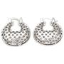 Imagem de Brinco Feminino Argola Boho Chic Estrelas Vazadas
