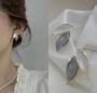 Imagem de Brinco Feminino Folha Coreana em esmalte Moda