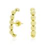 Imagem de Brinco Palito 2 Cm Com Esferas Em Ouro 18K