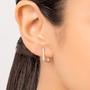 Imagem de Brinco retangular banhado a ouro 18k 527232