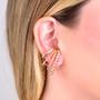 Imagem de Brinco Semijoia Ear Cuff Corrente Dourado