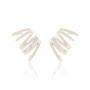 Imagem de Brinco Semijoia Ear Cuff Metal Rodio