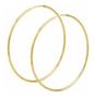 Imagem de Brincos Feminino Grande Argola Jóia Ouro 18k 750