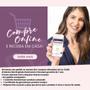 Imagem de Brincos rommanel feminino banhado ouro 18k argola coração 527404