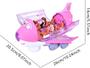 Imagem de Brinquedo aeronave com luz e som- Rosa