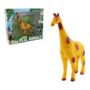 Imagem de Brinquedo animal Girafa safari 27 cm bee toys