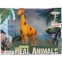 Imagem de Brinquedo animal girafa safári 27cm  0528 bee toys