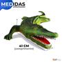Imagem de Brinquedo Animal Jacaré Crocodilo Real Grande Vinil Com 41cm