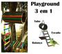 Imagem de Brinquedo Aves Roedores playground toca casinha ponte escada