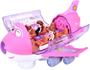 Imagem de Brinquedo avião com mini bonecos anda, luz e gira -Rosa