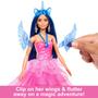 Imagem de Brinquedo Barbie Unicorn 65º aniversário com cabelo azul e vestido rosa