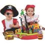 Imagem de Brinquedo Barco Aventura Pirata Mercotoys Vermelho - 12022