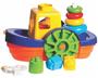 Imagem de Brinquedo Barco Educativo Encaixe Bebê Navio Pedagogico Colorido