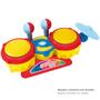 Imagem de Brinquedo bateria infantil com som e luz play show tateti