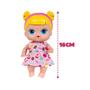 Imagem de Brinquedo Bebê Baby Boneca Pequena P/ Meninas Mini Passeio Articulada Bebezinho - Super Toys