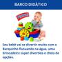 Imagem de Brinquedo Bebe Barco Didatico Presente Crianca Menino Menina 1 Ano Educativo Banheira Banho Piscina