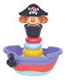 Imagem de Brinquedo bebê encaixe empilha pirata mercotoys