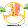 Imagem de Brinquedo Bebê Gina Girafa Com Fricção Infantil Elka