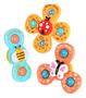 Imagem de Brinquedo Bebê Gira Gira  Estimulo Sensorial Spinner com ventosa Gruda em Vidro