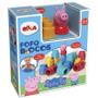 Imagem de Brinquedo Bebe Infantil Fofo Blocos Peppa Pig 15 Peças 1179