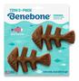 Imagem de Brinquedo Benebone 2-pack Fishbone Para Cães Pequenos