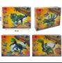Imagem de Brinquedo Blocos De Montar 3 Em 1 Dinossauro Robô Brinquedo Transformer Dinossauros Jurássicos