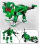 Imagem de Brinquedo Blocos De Montar 3 Em 1 Dinossauro Robô Brinquedo Transformer Dinossauros Jurássicos