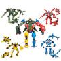 Imagem de Brinquedo Blocos De Montar 3 Em 1 Robô Carrinho Aeronave Animais Brinquedo Transformer