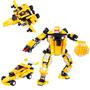 Imagem de Brinquedo Blocos De Montar 3 Em 1 Robô Carrinho Aeronave Animais Brinquedo Transformer