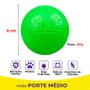 Imagem de Brinquedo Bola Bolinha Lisa Maciça Colorida Cachorro Cães Boracha Resistente 80mm Big Bull Pet