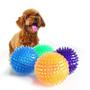 Imagem de Brinquedo bola espinho com apito para cães e gatos  cores sortidas