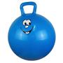 Imagem de Brinquedo Bola Pula Pula Infantil com Alca 60 Cm Azul + Mini Bomba Manual  Liveup Sports 