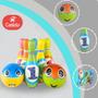 Imagem de Brinquedo Boliche Educativo Infantill 6 Pinos 2 Bolas Macio Divertido Castela