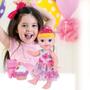 Imagem de Brinquedo Boneca Bebe Festa Animada Babys Collection Ref 417