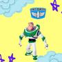 Imagem de Brinquedo Boneco Buzz Lightyear Toy Story Articulado de Vinil Atóxico Colecionável +3 anos Líder 2589