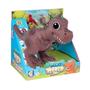 Imagem de Brinquedo Boneco Dino World Babys T Rex com 3 Mini Dinossaurinhos Emite Som 16cm com Pilhas Já Inclusas Cotiplas - 2338