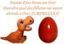 Imagem de Brinquedo Boneco Dinossauro World Dino Tiranossauro Bebê Baby - Laranja - Ovo Surpresa - Jurassic - Dinopark