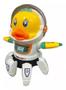 Imagem de Brinquedo Boneco Pato Dançante Astronauta Brinquedo Som E Luz